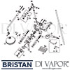 Bristan Trinity Shower Rigid Riser Divertor Spare Parts
